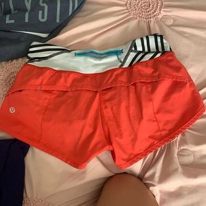 lululemon 2.5 speed shorts size 2 $45